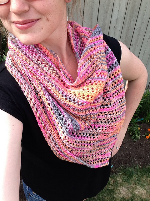 Project Love: Herald shawl from Woolenberry.