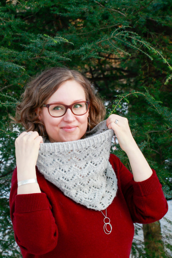 Floating cowl pattern from Woolenberry