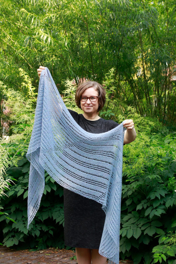 Summer Dreams rectangle shawl from Woolenberry