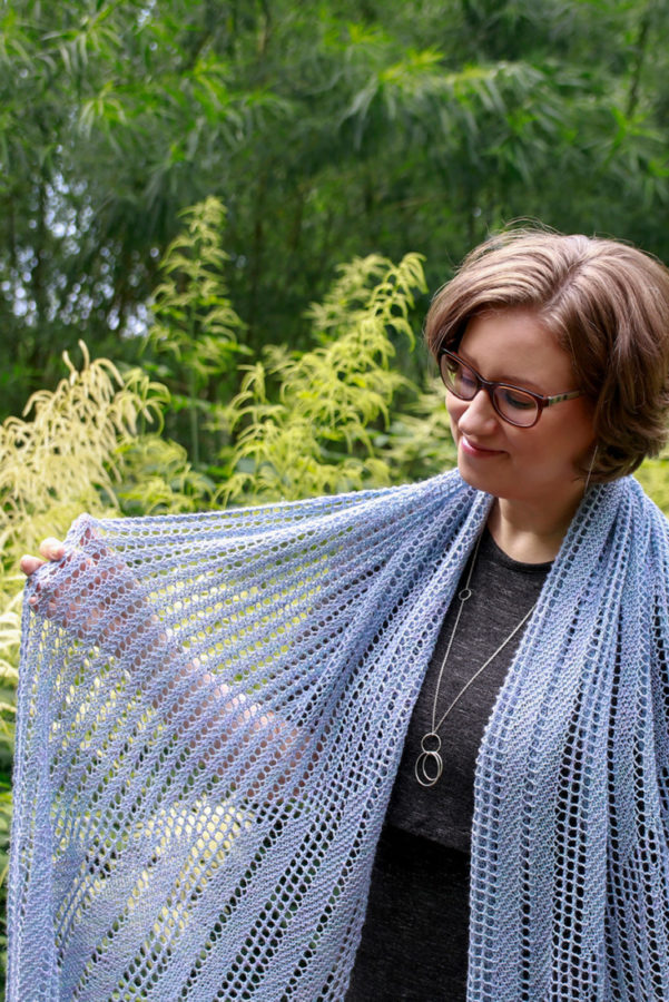 Summer Dreams rectangle shawl from Woolenberry