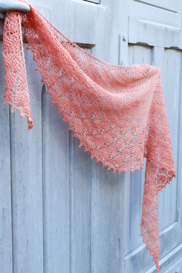 One skein wonder: Break of Dawn shawl knitting pattern