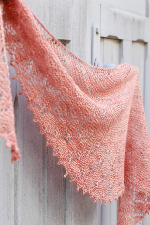 One skein wonder: Break of Dawn shawl knitting pattern