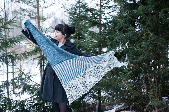 Project Love: Spotlight shawl from Woolenberry