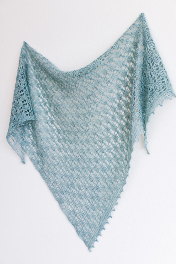 First Blooms shawl from Woolenberry.