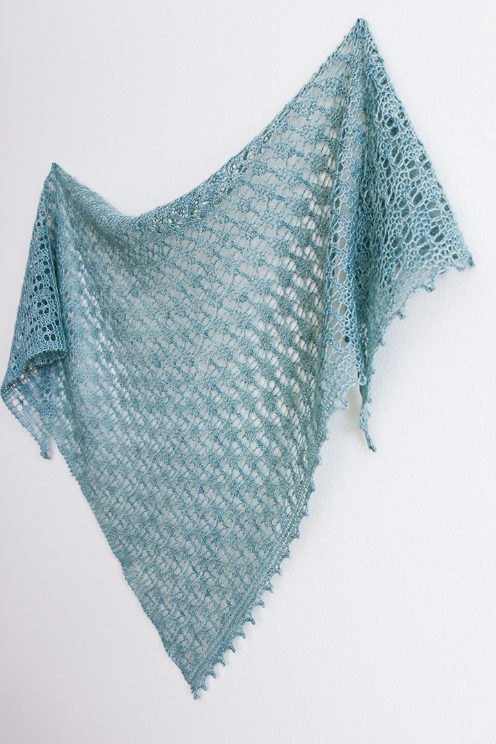 First Blooms shawl from Woolenberry.