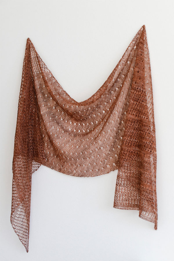Flourish shawl pattern from Woolenberry