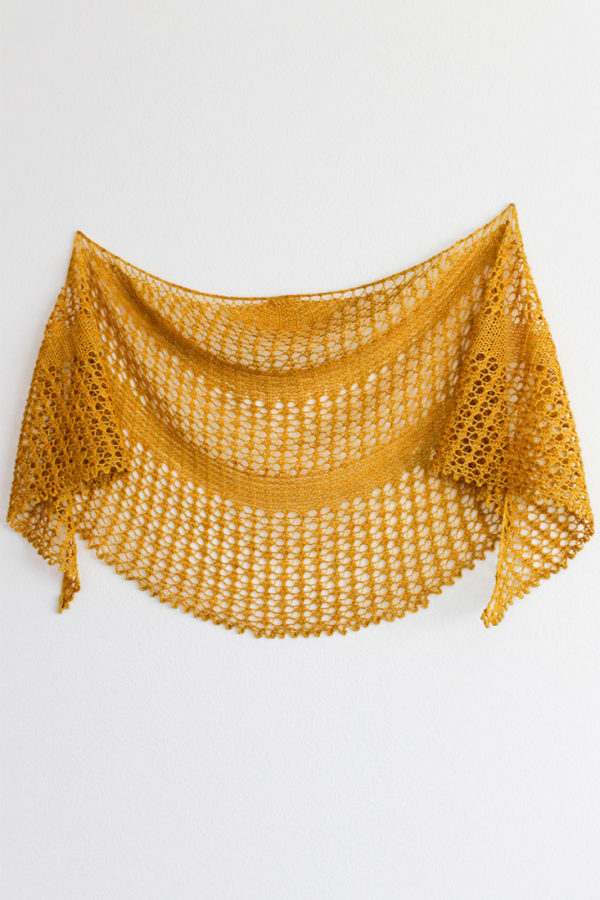 Solar shawl pattern from Woolenberry.