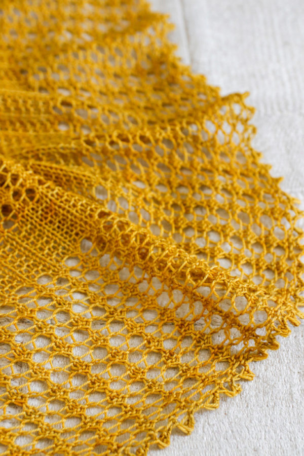Solar shawl pattern from Woolenberry.