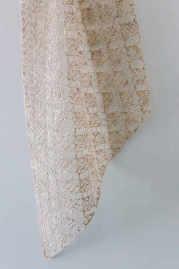 Tranquil scarf pattern from Woolenberry.