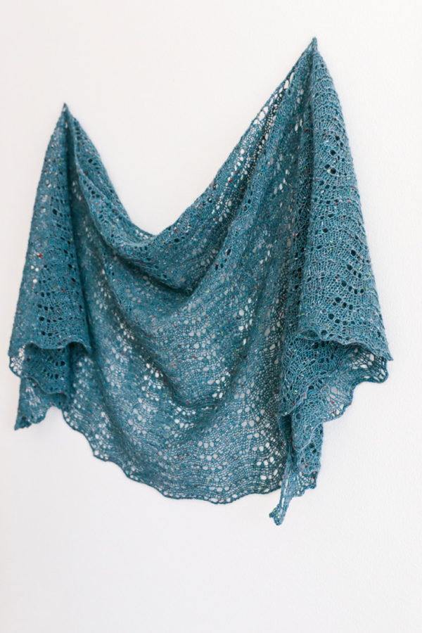 Baltic Sea shawl pattern from Woolenberry.