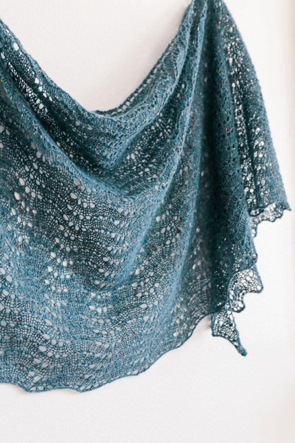 Baltic Sea shawl pattern from Woolenberry.