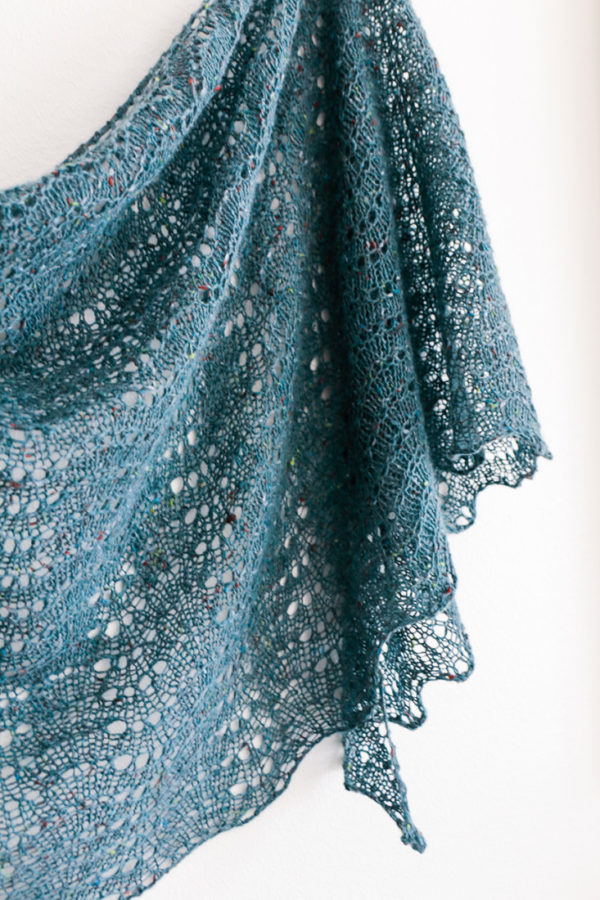 Baltic Sea shawl pattern from Woolenberry.